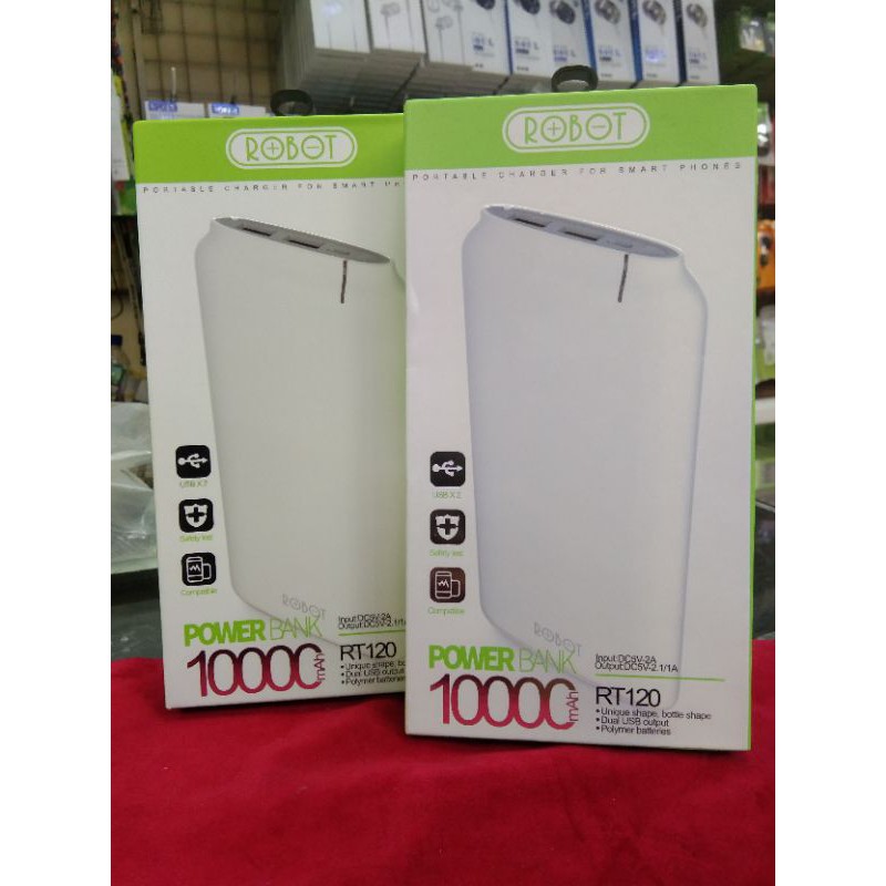 Powerbank Robot 10000 Mah RT 120 Original