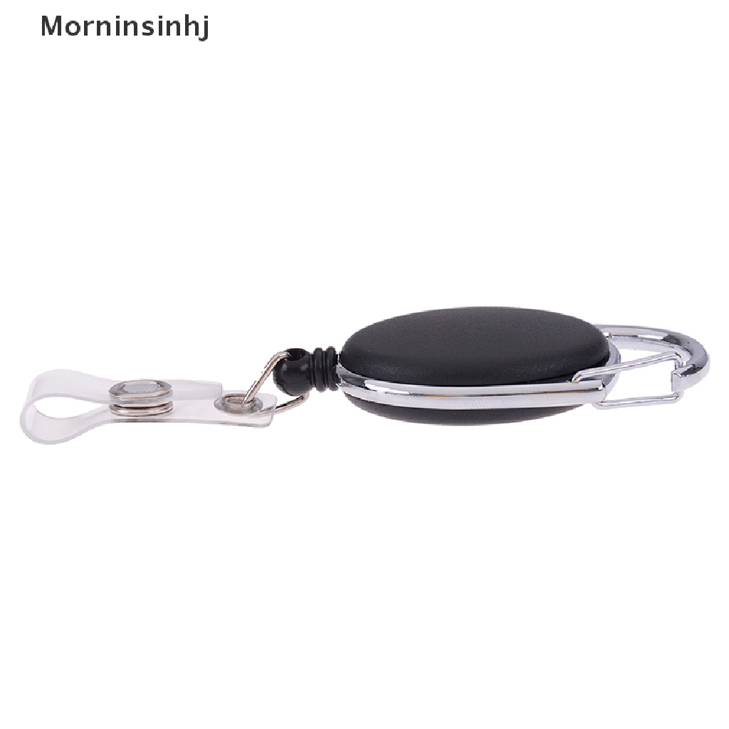 Mornin Klip Holder Kartu Idname Tag Dengan Tali Lanyard Retractable