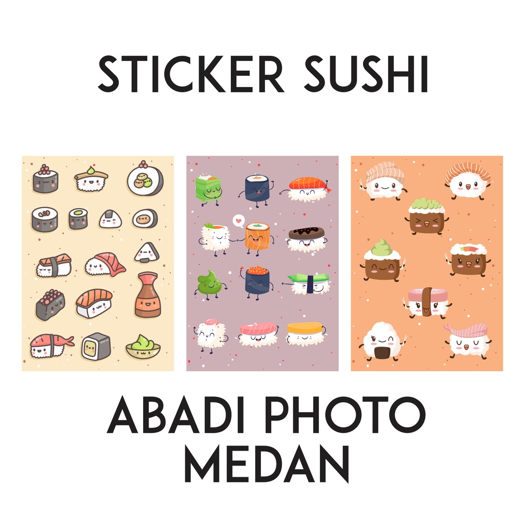 

Sticker Tumblr Aesthetic Bujo - HP - Laptop - Scrapbook (NO CUTTING) Sushi Series