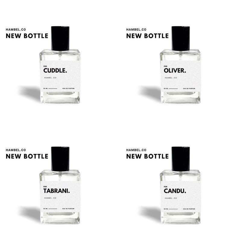 Parfum HAMBEL Unisex Pria Wanita | Cuddle | Oliver | Tabrani | Candu
