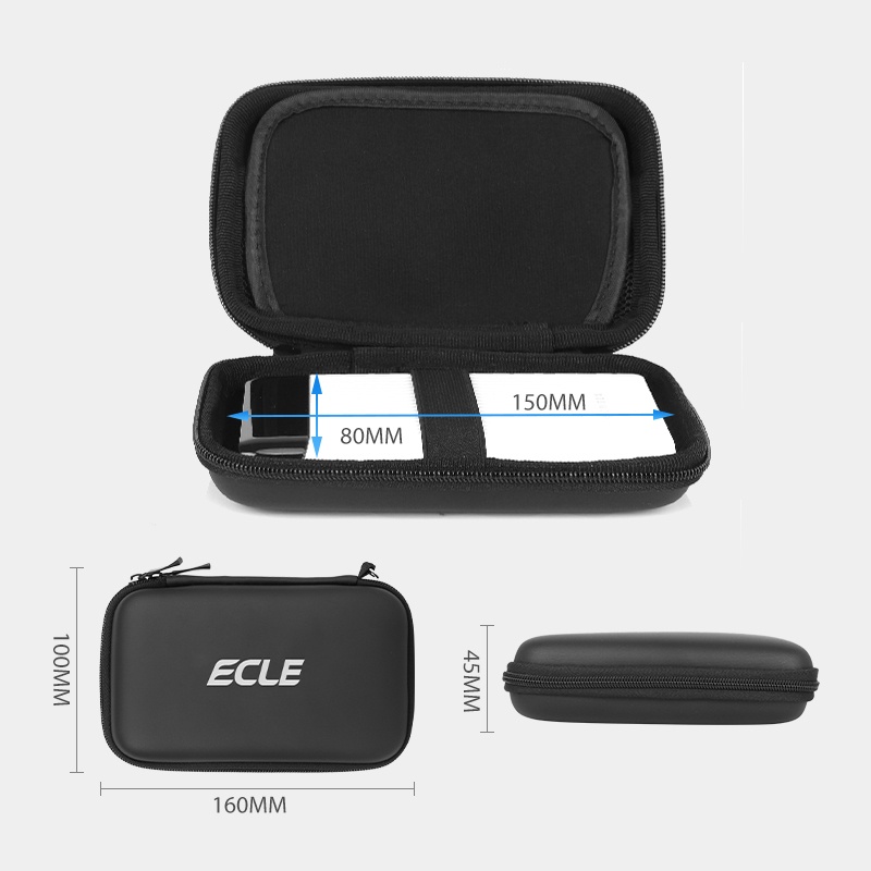 Travel Gadget Organizer Cable Pouch Tas aksesoris  Portable Waterproof Cable Pouch untuk Kabel HP Powerbank