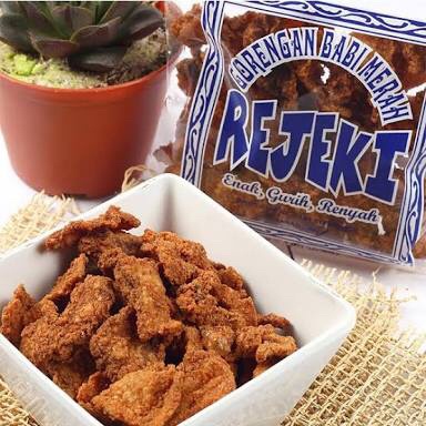 

MURAH Gorengan Babi Merah REJEKI Khas Bali 100gr