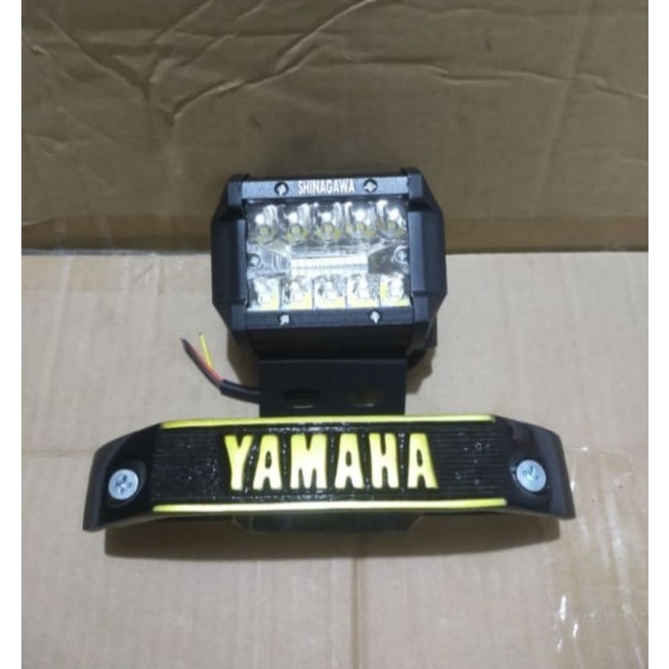 Lampu Tembak Lampu LED 20 Mata Plus Dudukan Breket LED Plus Kumis Yamaha RX-King Rx-S RX-K Byson