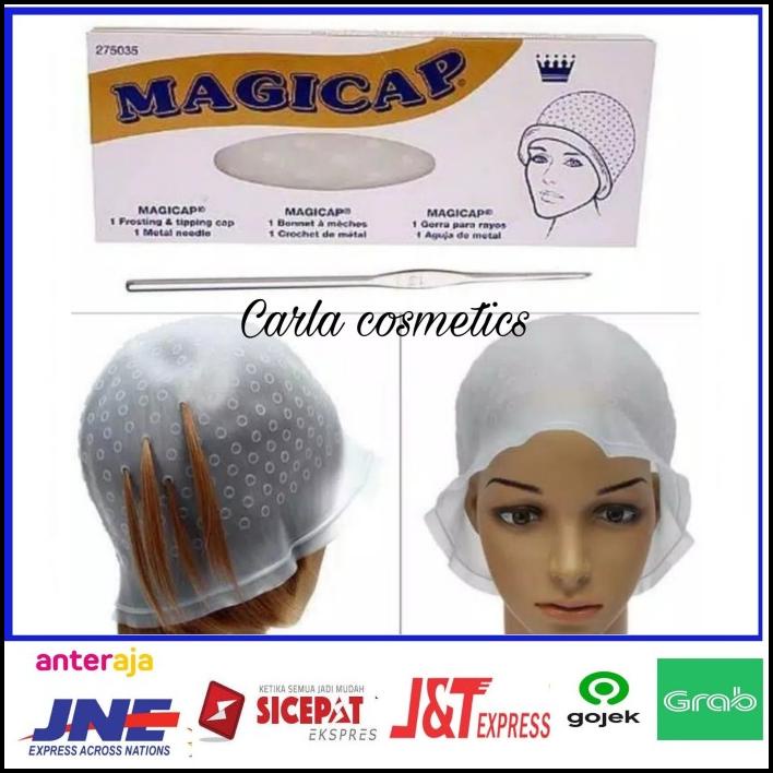 Topi Highlight Semir Bleaching Rambut /Pewarna Rambut Magicap Alat Cat
