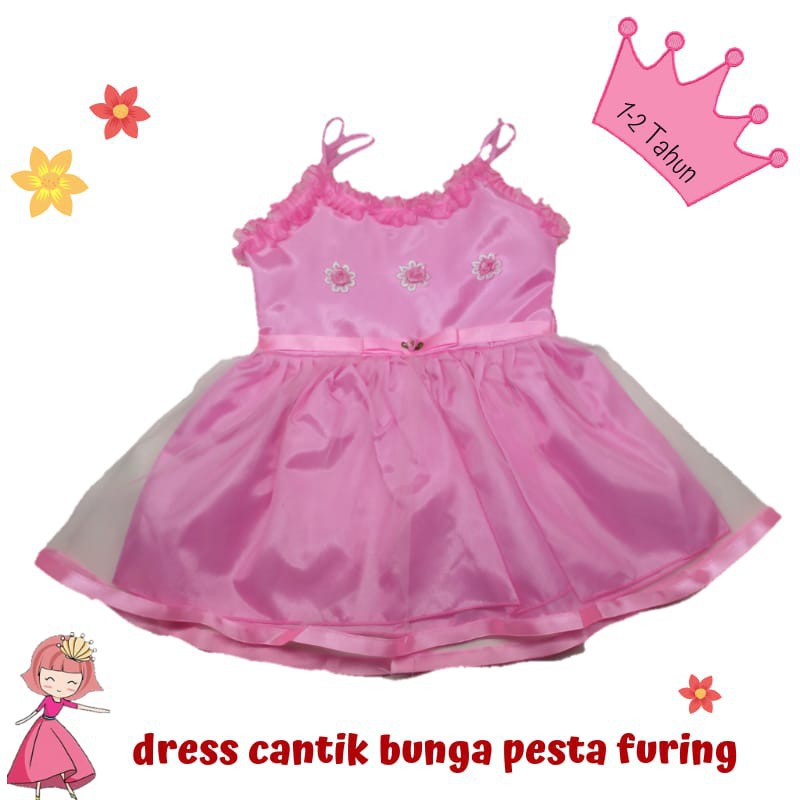 DRESS ANAK PEREMPUAN CANTIK FURING -ALEXAGROSIR