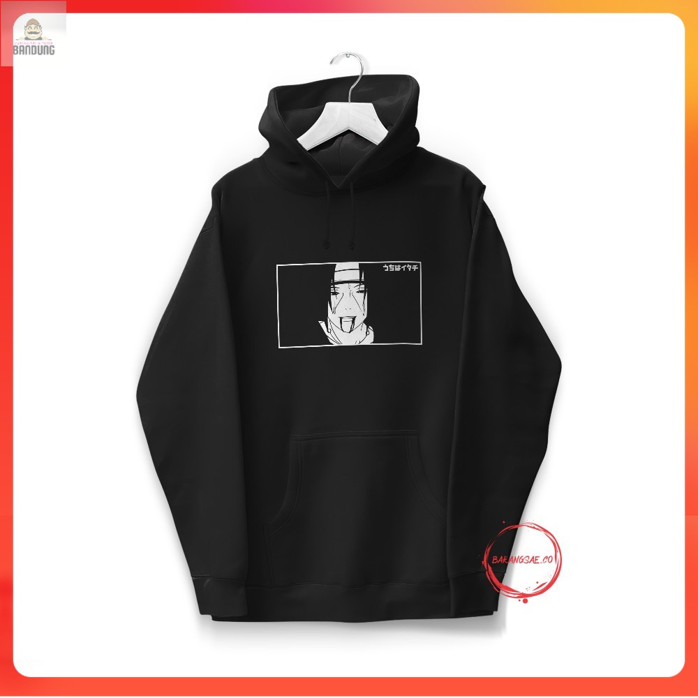 BARANGSAE.CO Sweater Hoodie Itachi uchiha Naruto Anime Manga (Sablon) (Tebal)