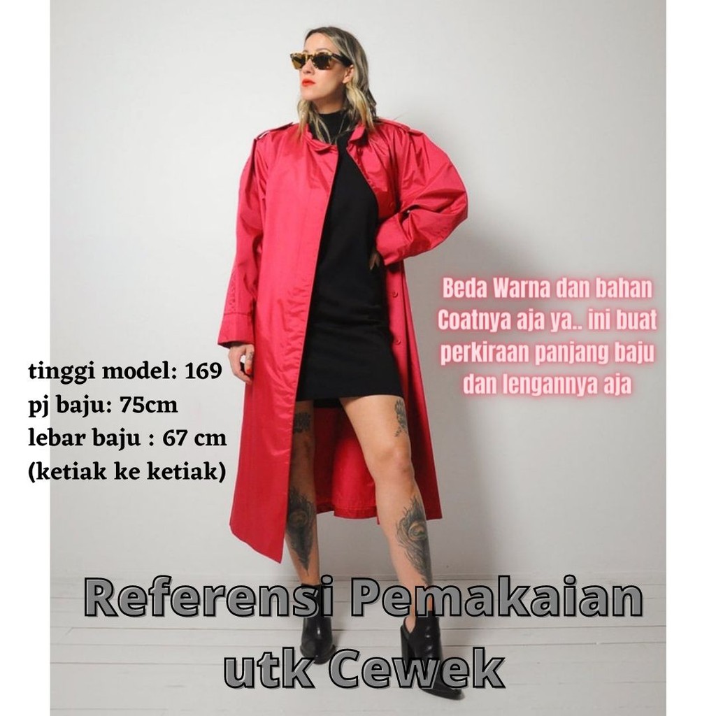 LightWeight Canasport Long Coat Oversized Jaket Panjang Laki-Laki