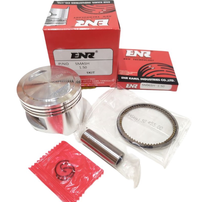 PISTON KIT SMASH SMASH NEW UKURAN STD, 0.50, 0.75, 100, 1.75 PEN 14MM ENR