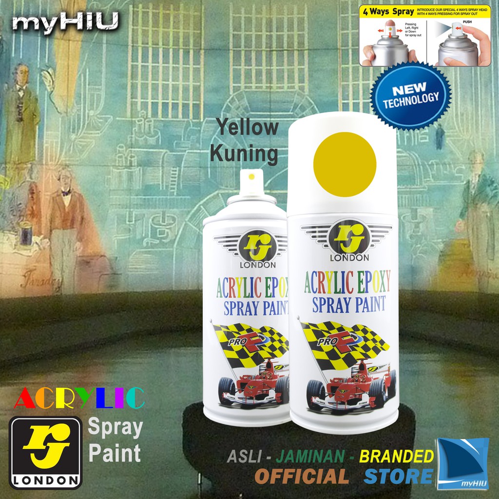 Cat Semprot Kuning 150 ~ 400 cc / Yellow Spray Paint RJ LONDON