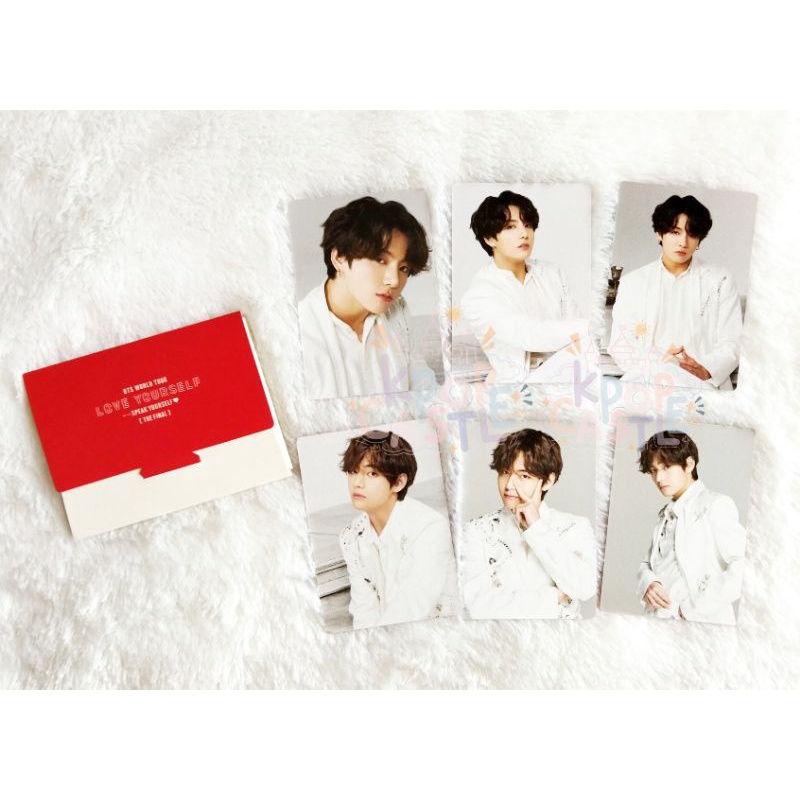 [READY SET] BTS Love Yourself Speak Yourself The Final Taehyung Jungkook Mini Photocard set