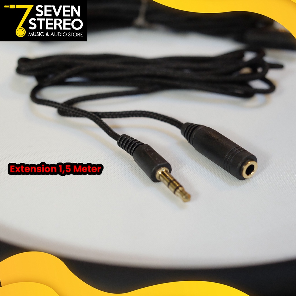 Extension Cable Jack Male Female 3.5mm For IEM