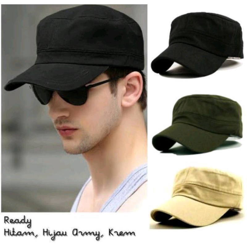 Topi Pria / Topi Komando /Topi Gaul / Topi Main / Topi Komando Pria / Topi Komando Polos