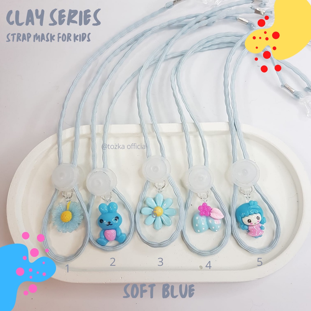 Clay ring series I Tali masker konektor masker anak anak i Lanyard