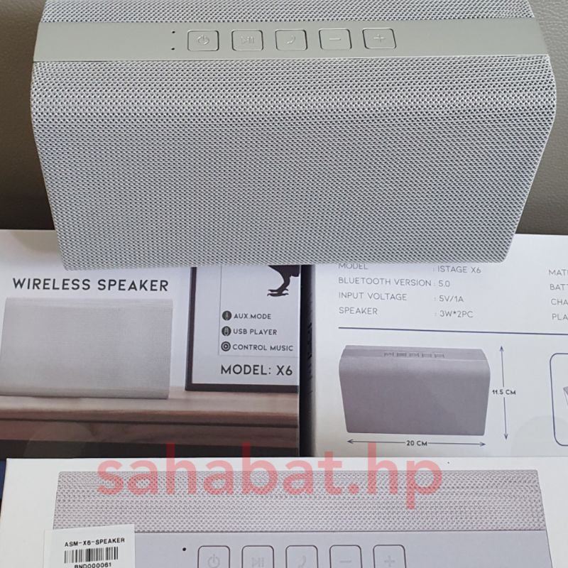 Bcare Wireless Speaker X6 iStage Original Salon Speker Spiker Bluetooth