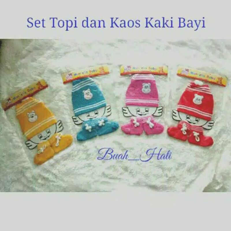 1 LUSIN KAOS KAKI DAN TOPI BAYI