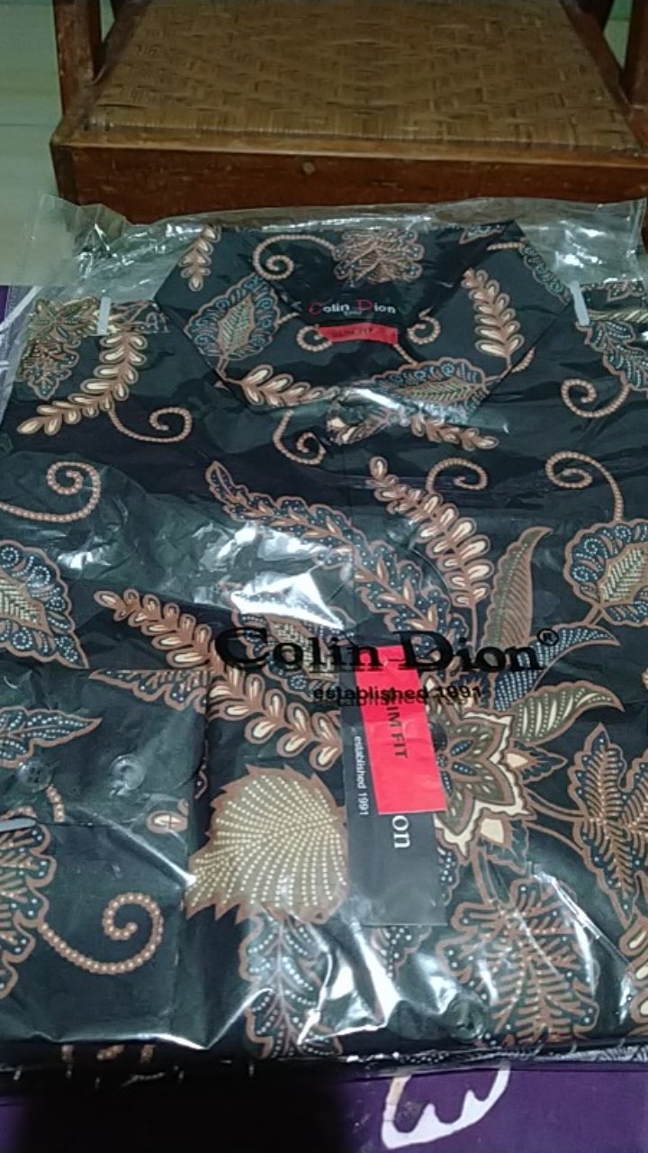 Cbs445 Kemeja Batik Pria Slimfit Mewah Unik Baju Batik Pria Best Seller