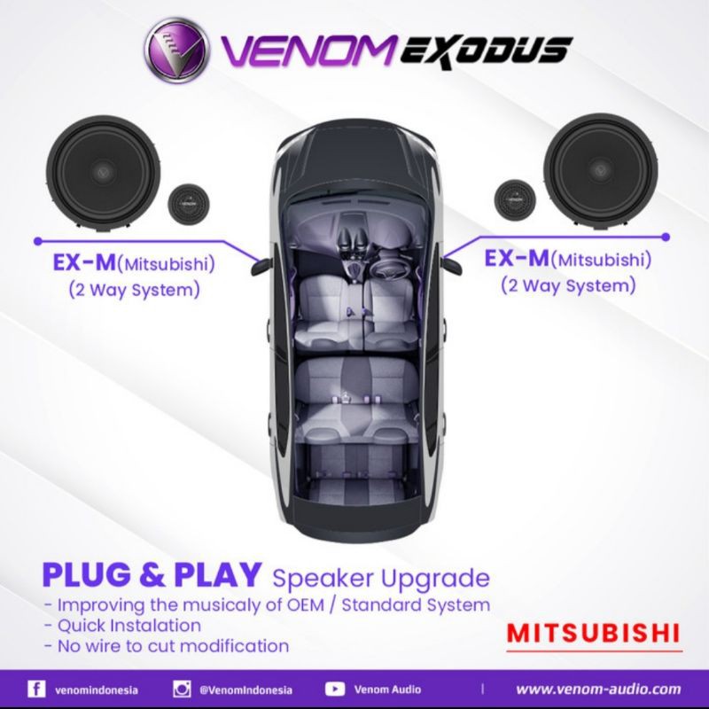 Speaker Venom Exodus Mitsubishi EX-M