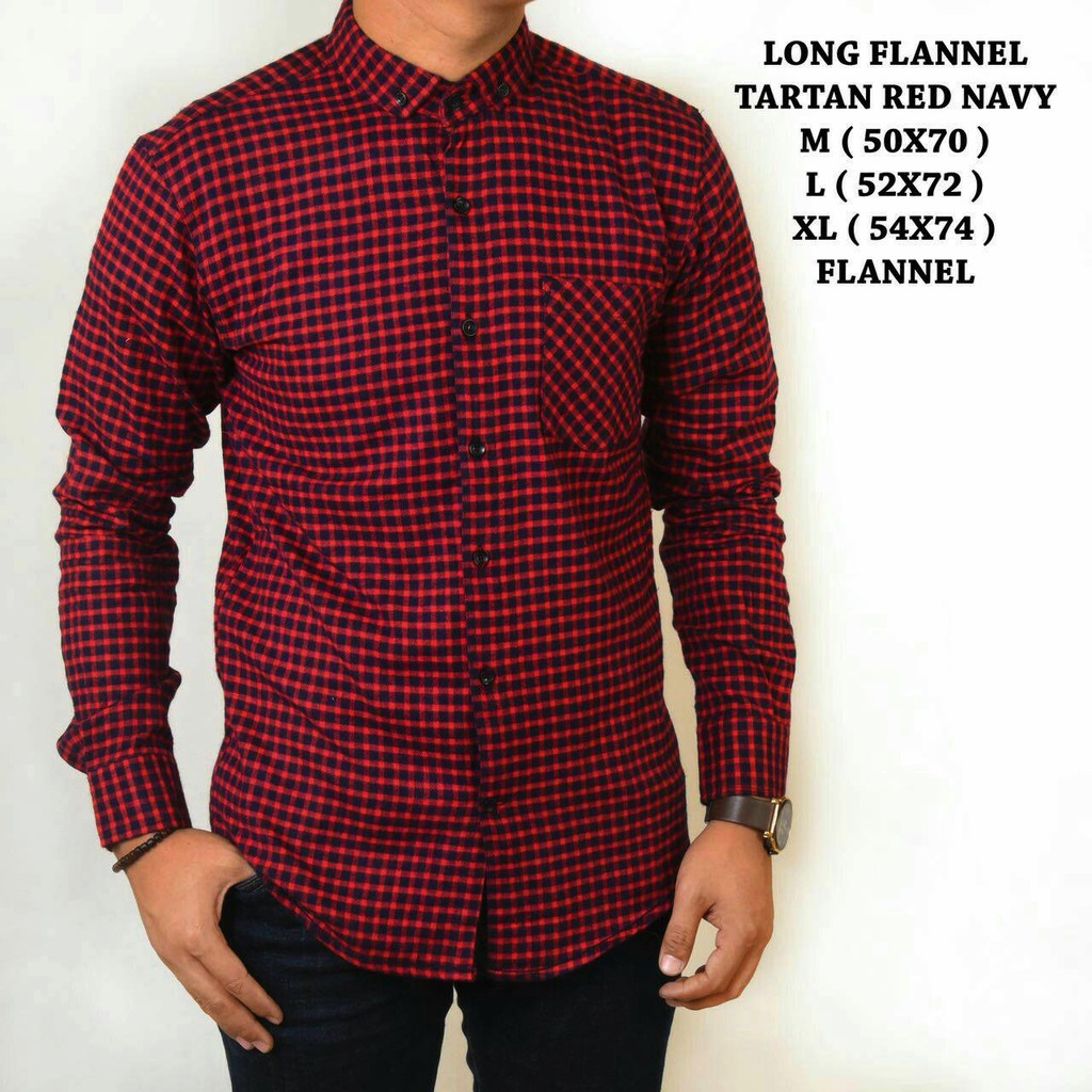  Cuci  Gudang Baju  Kemeja Distro Flanel Tangan Panjang 