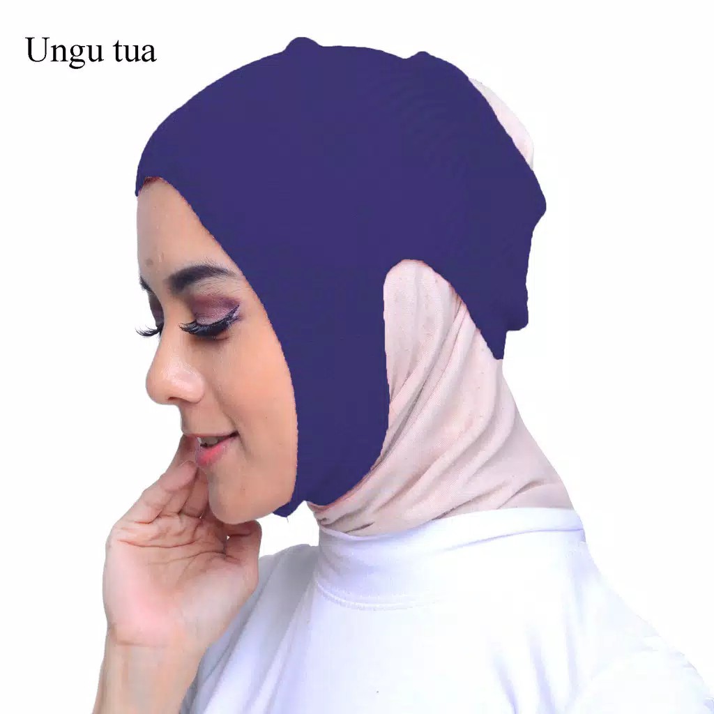 Ciput ninja anti budeg rajut inner hijab anti pusing - Givtha Production Cibud