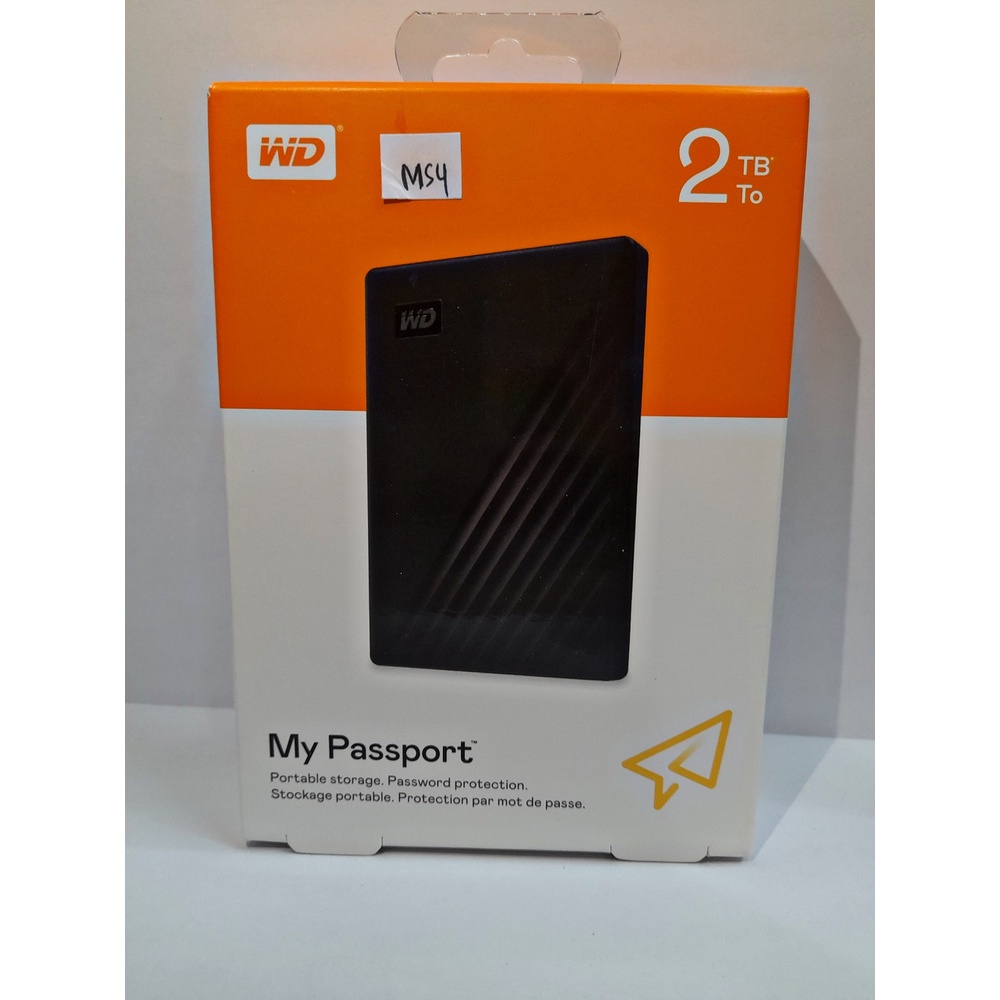 Harddisk Eksternal WD My Passport Portabel 2 TB USB 3.2 Garansi Resmi