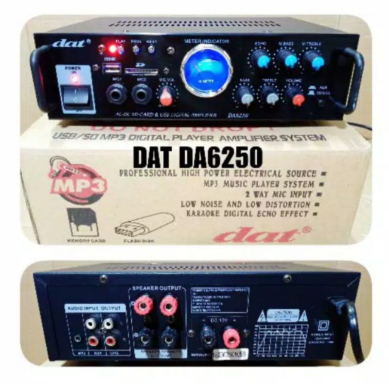 POWER AMPLI DAT DA6250 AMPLI DAT DA 6250