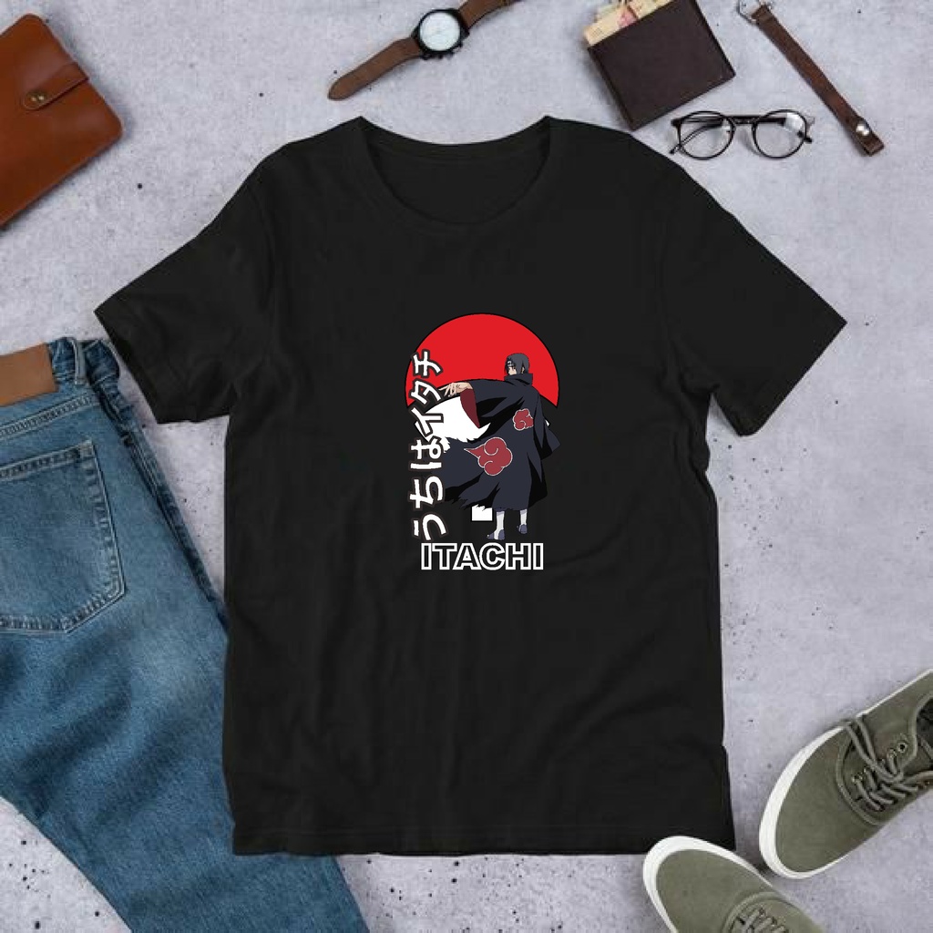 KAOS ITACHI / TSHIRT UCIHA ITACHI / KAOS ANIME / BISA COD