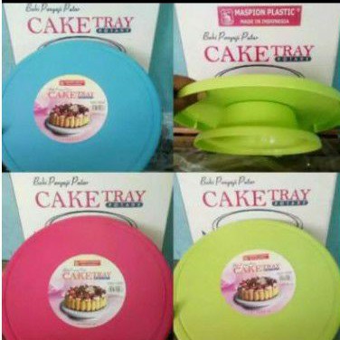 Meja putar kue tart cake tray