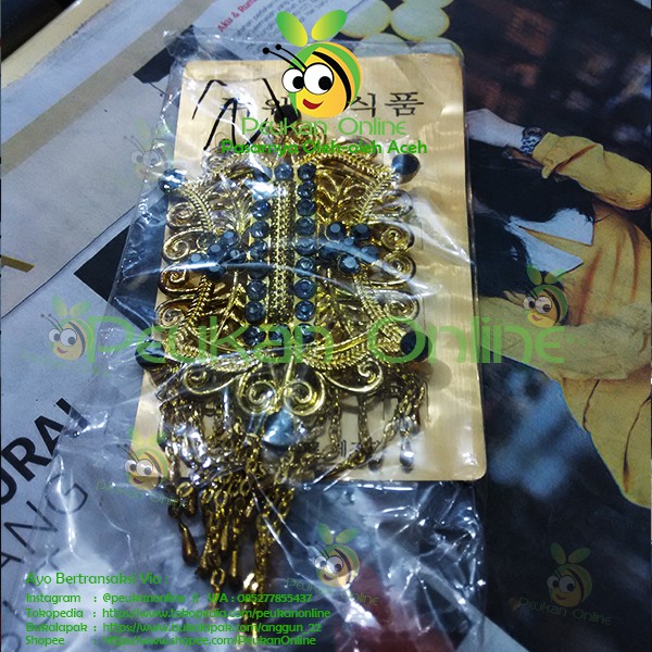 Bros Pintu Aceh Besar / Bros Jilbab / Aksesoris Jilbab / Souvenir Aceh