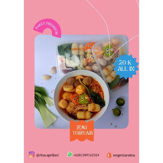 

SUKI TOMYAM REGULER/PREMIUM