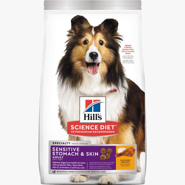 science diet sensitive stomach &amp; skin 7.03kg dog food khusus grab gosend