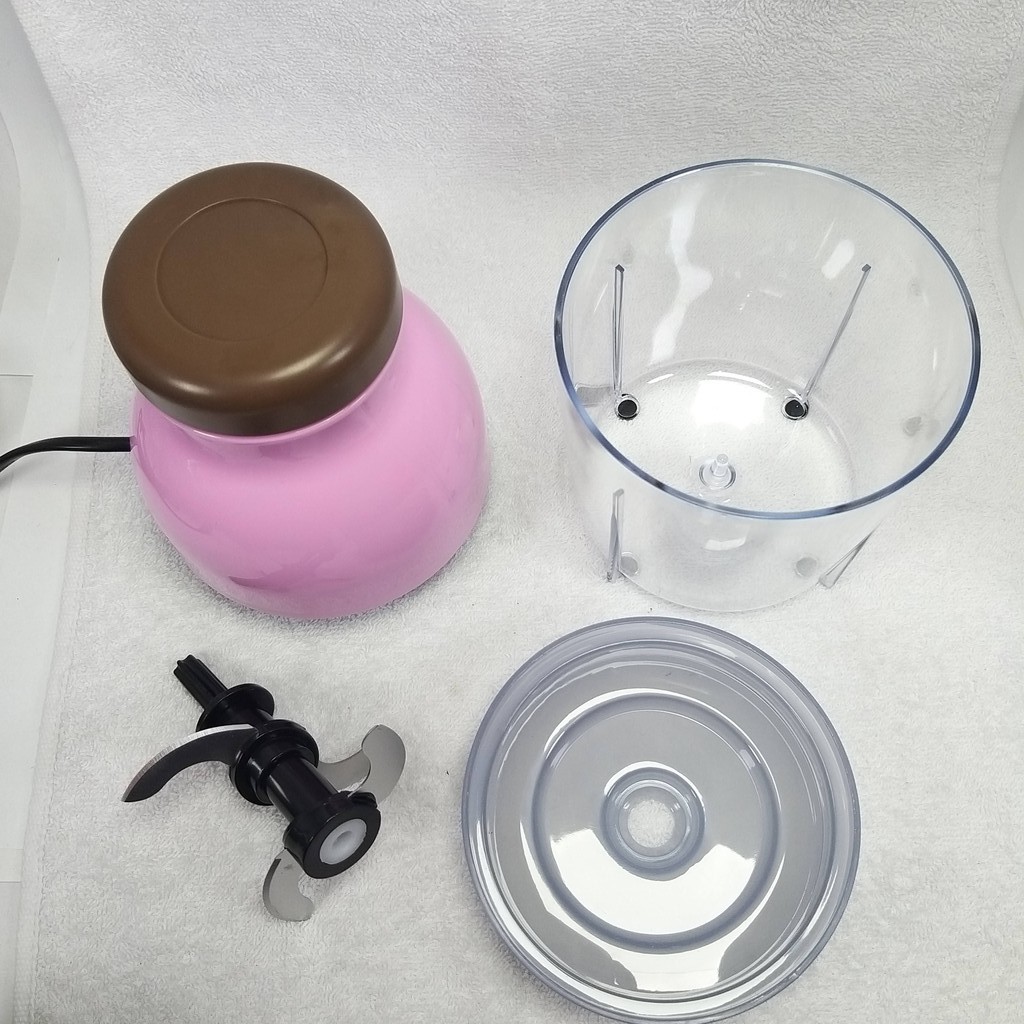 Blender Kapsul  Capsule Capsul  Pink Quatre - Hand Blender Food Processor and Mixer  -  Penggiling Daging – Perlengkapan Dapur