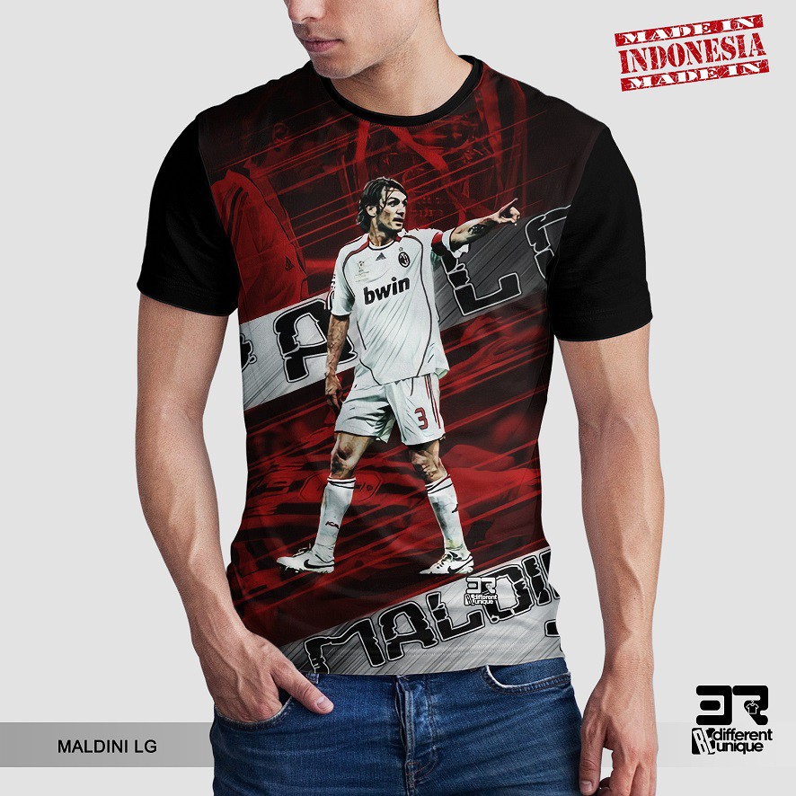 Kaos Print Legend Paolo Maldini 4