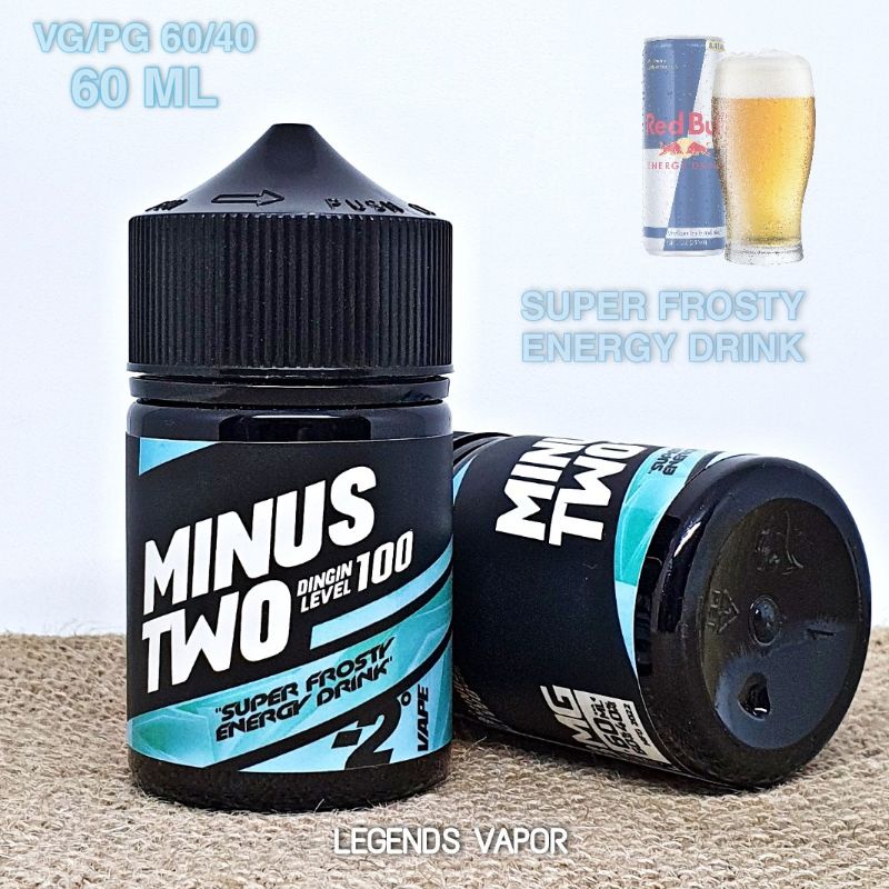 FREEBASE - LIQUID MINUS TWO V1 Frosty Energy Drink 60ML 3MG AUTHENTIC