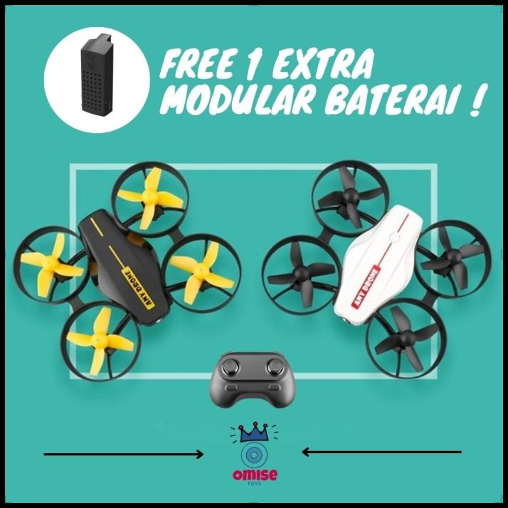 Mainan Rc Drone Mini Remote Control Racing Balap Quadcopter No Camera