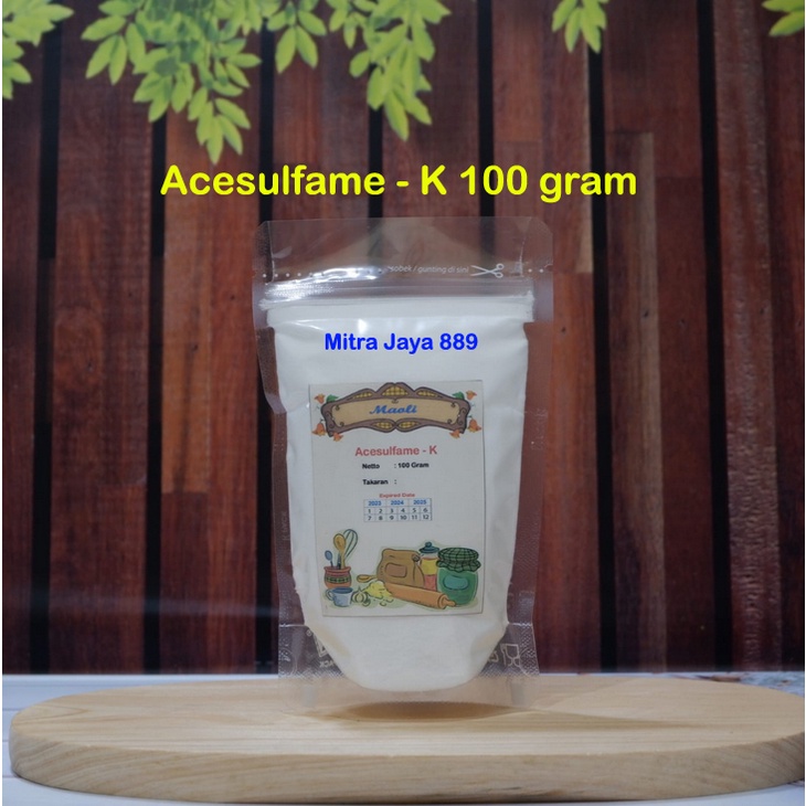 

Acesulfame - K 100 gram / ACE K Sulfame / Pemanis Makanan dan Minuman Halal / Pemanis 200x gula