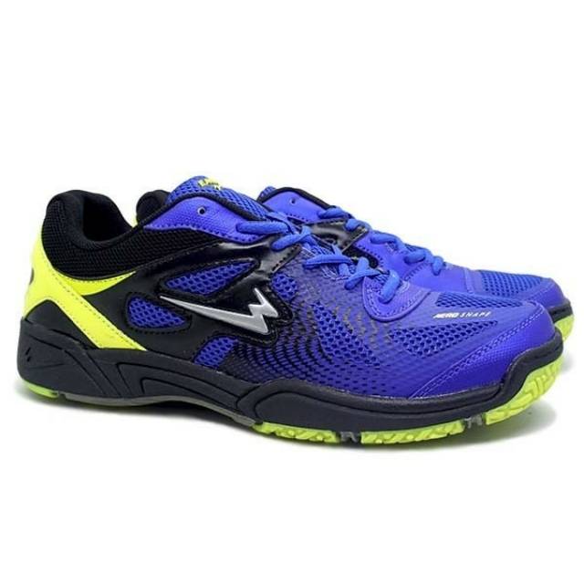 Sepatu Badminton Eagle Moonlight - Biru/Hitam