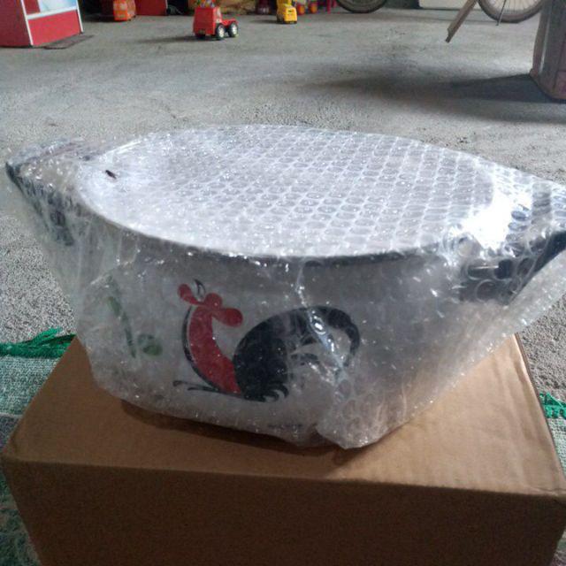 Panci Enamel Ayam Jago 22cm - Panci Enamel Murah - Panci Kukuruyuk