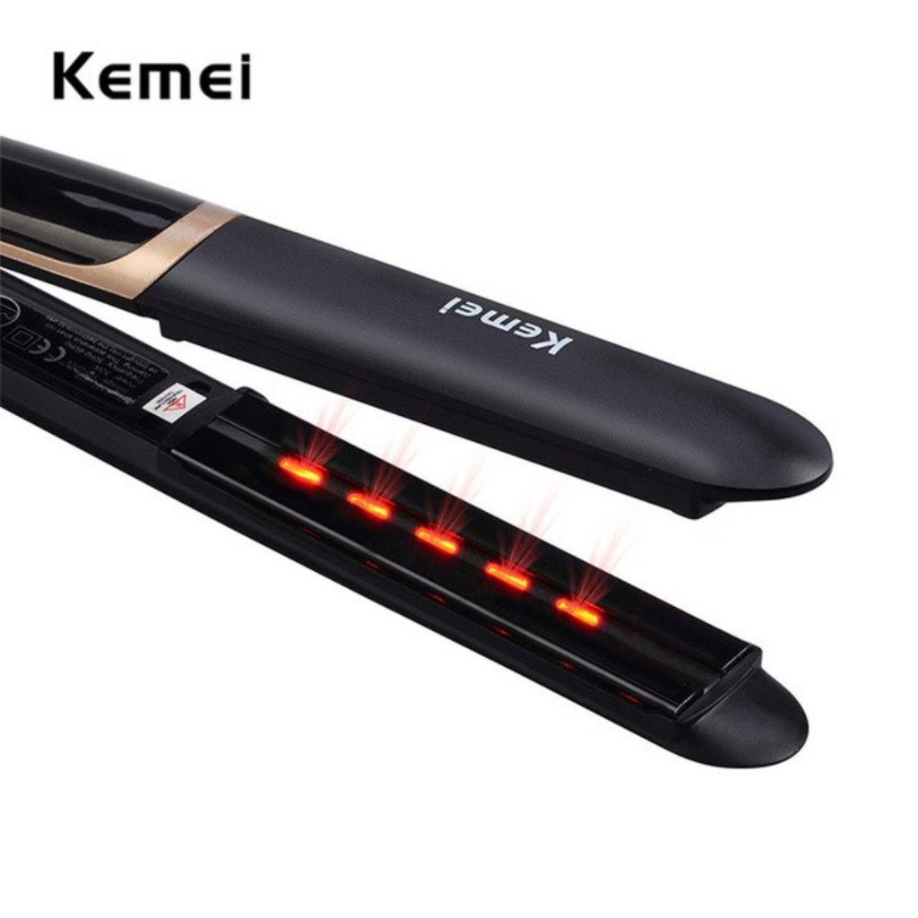 Kemei KM-2219 Alat Catok Catokan Rambut Infrared Ceramic