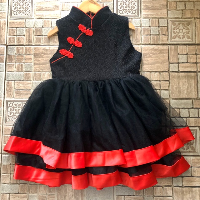Dress cheongsam premium anak perempuan