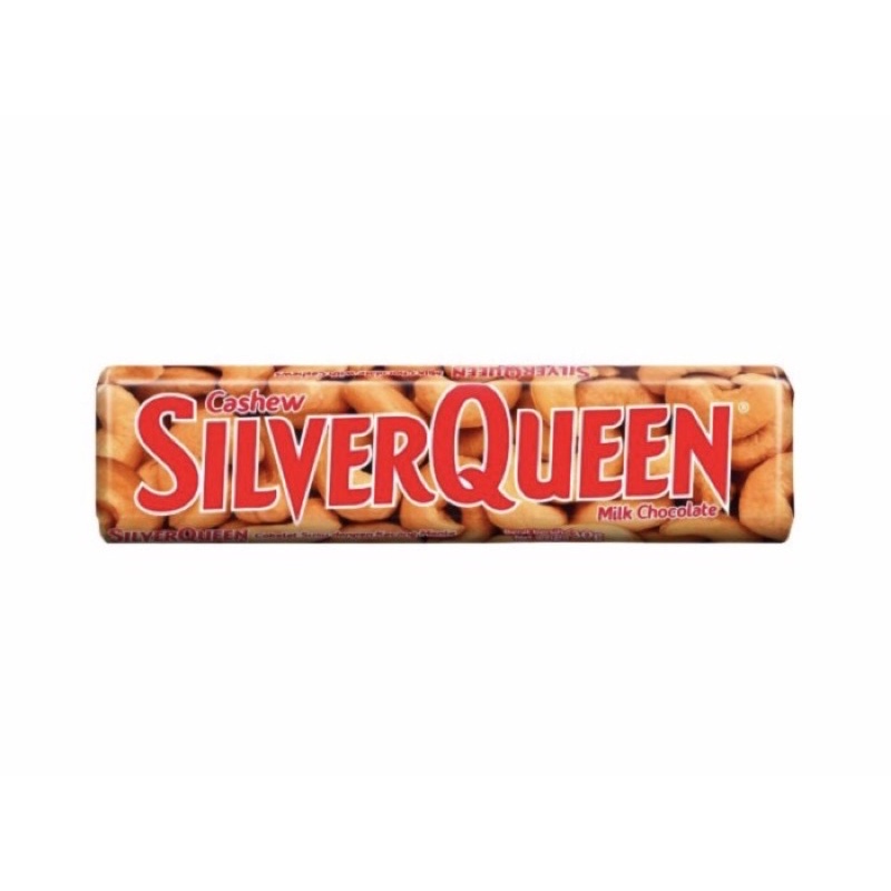 Silverqueen milk chocolate ( camilan coklat cashew )