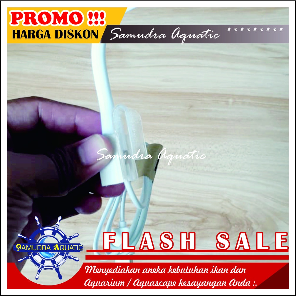 Lampu PANGKON USB Aquarium, Lampu Cupang Ikan Hias Aquarium (Ada Adaptor Cas) (GRATIS KARDUS)