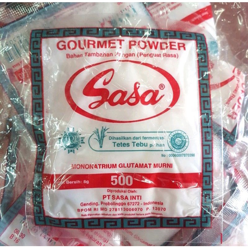 

Penguat Rasa / Penyedap Makanan / Gourmet Powder Sasa Eceran Sachet 8 gr