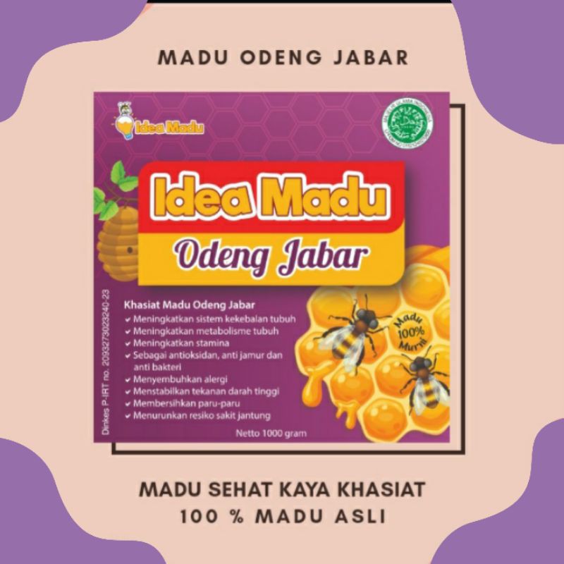

1000gr Madu Asli Madu Odeng Jabar by Idea Madu 100 % Madu Murni