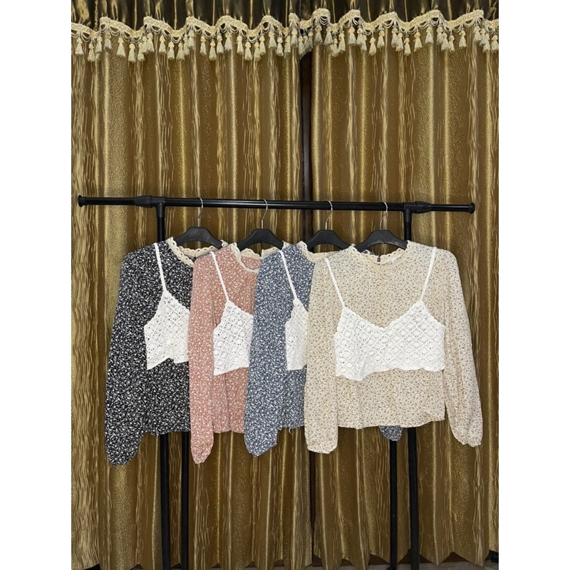 Blouse Vintage Bunga