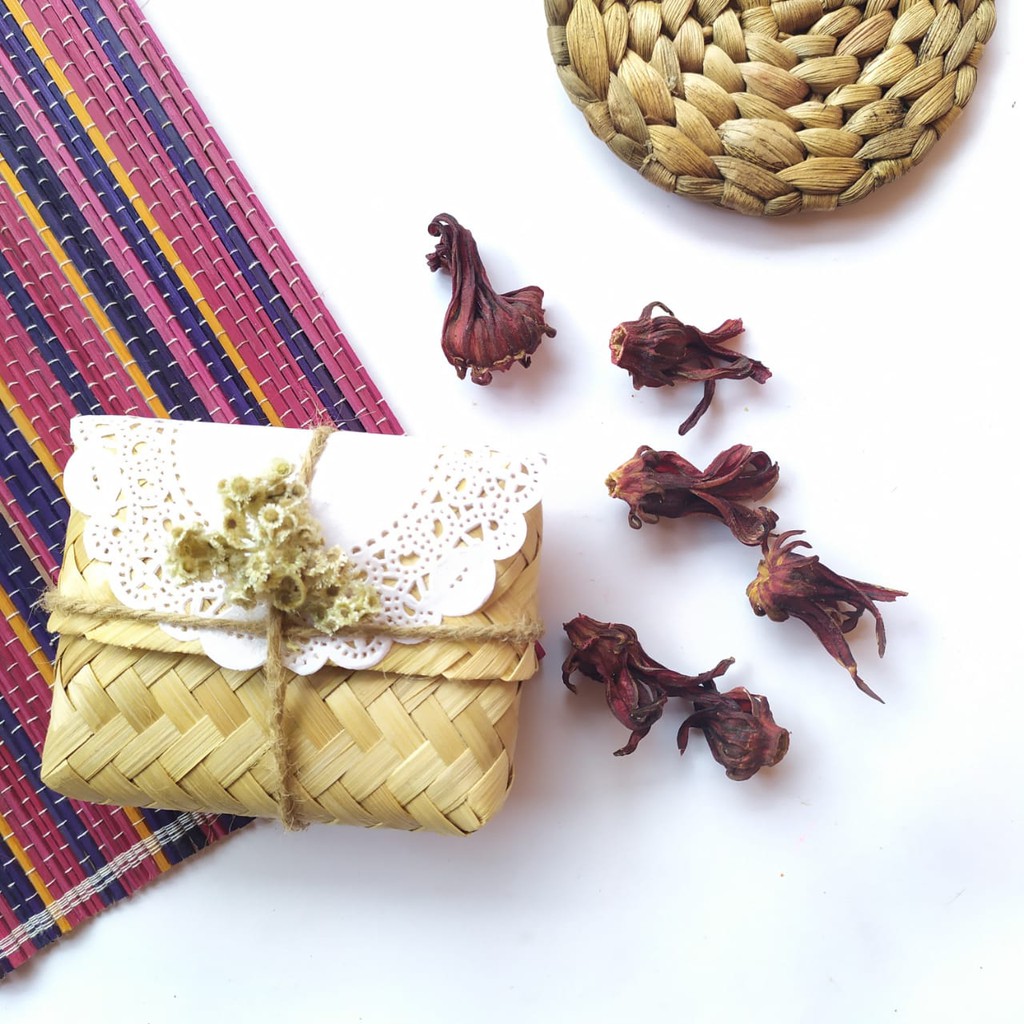 DOMPET KOTAK MINI dompet koin dompet bambu kecil dompet souvenir packaging souvenir besek