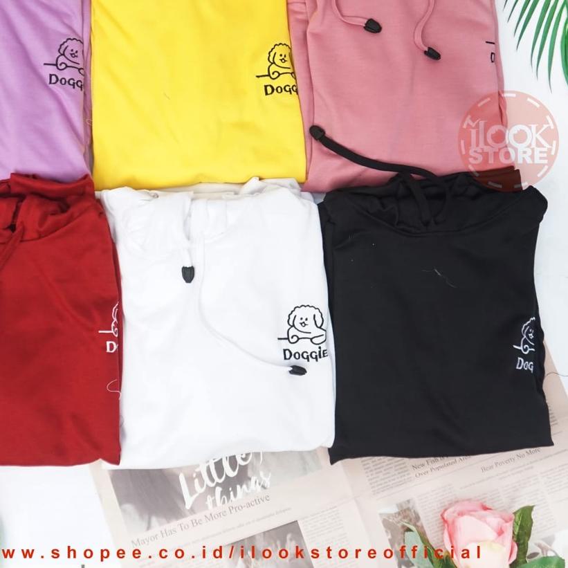 ☈ ilook | Hoodie Jumper Doggie | Sweater Hoodie Pria dan Wanita Fit to XL ➪