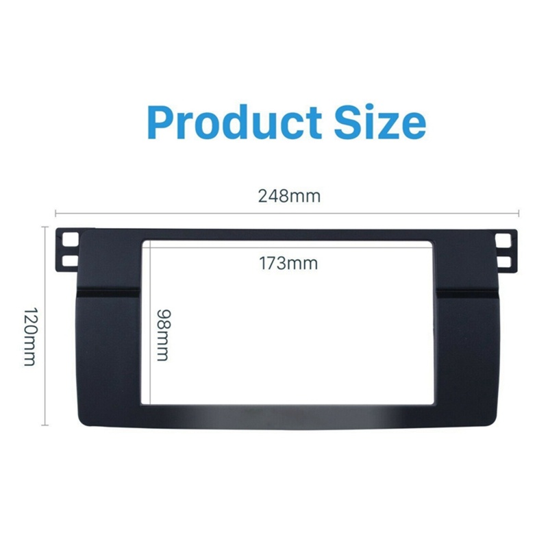 Panel Headunit Mobil 2Din Untuk BMW Seri 3 E46 1998-2005