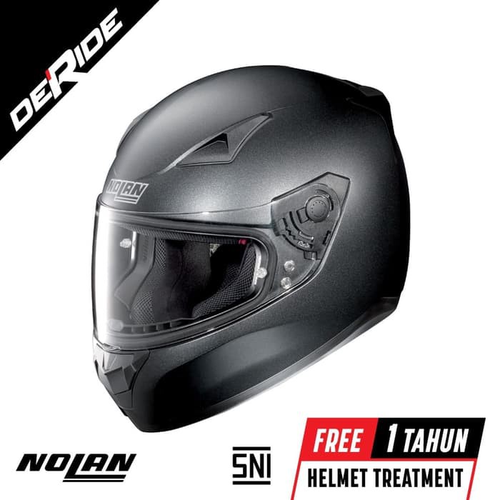 OFC Helm Nolan N60-5 N605 SPECIAL Col. 009 BLACK GRAPHITE SNI