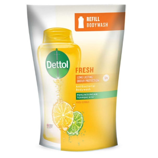 Dettol Body wash refil 410g sabun mandi cair