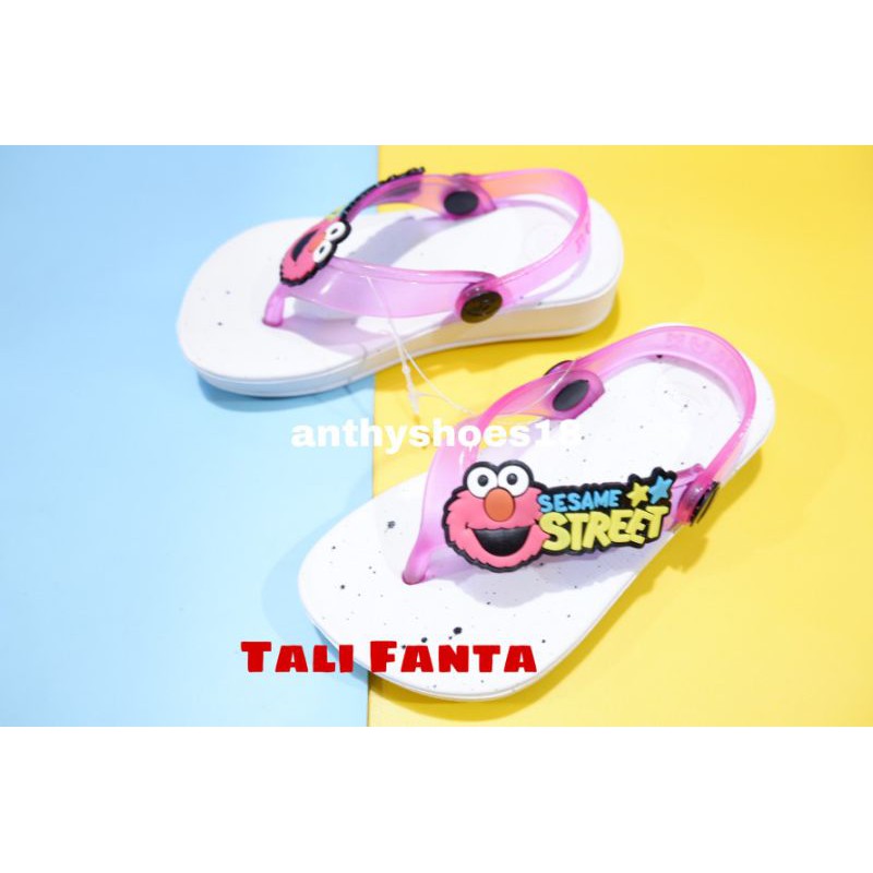 *NEW* Sandal Karet Jepit  Tali Belakang Dulux Baby Girl 330 Elmo Street